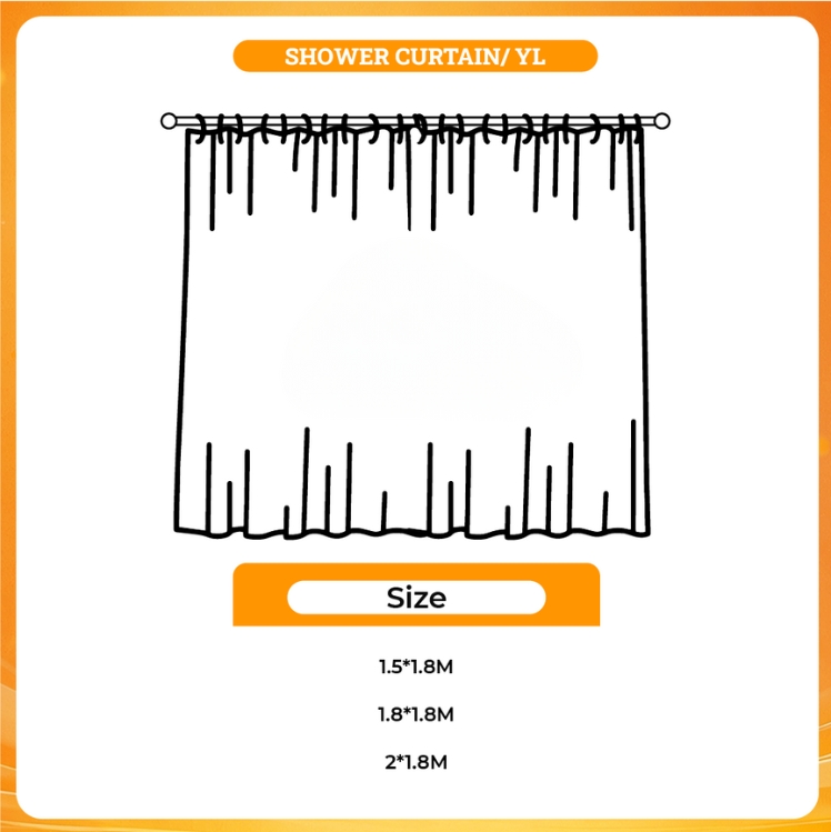 3D shower curtain - Initial D Store