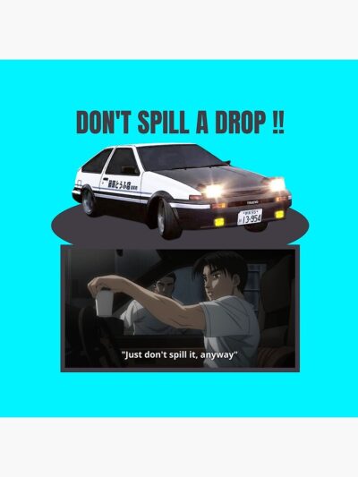 Alternative view of New Collection Initial D Takumi Fujiwara Vintage Throw Pillow