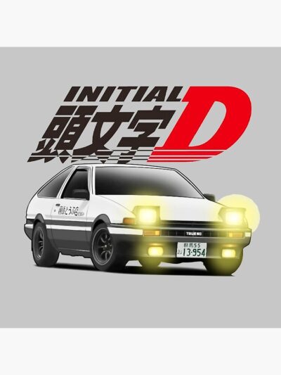Alternative view of Hot Anime Initial D Graphics Throw Pillow