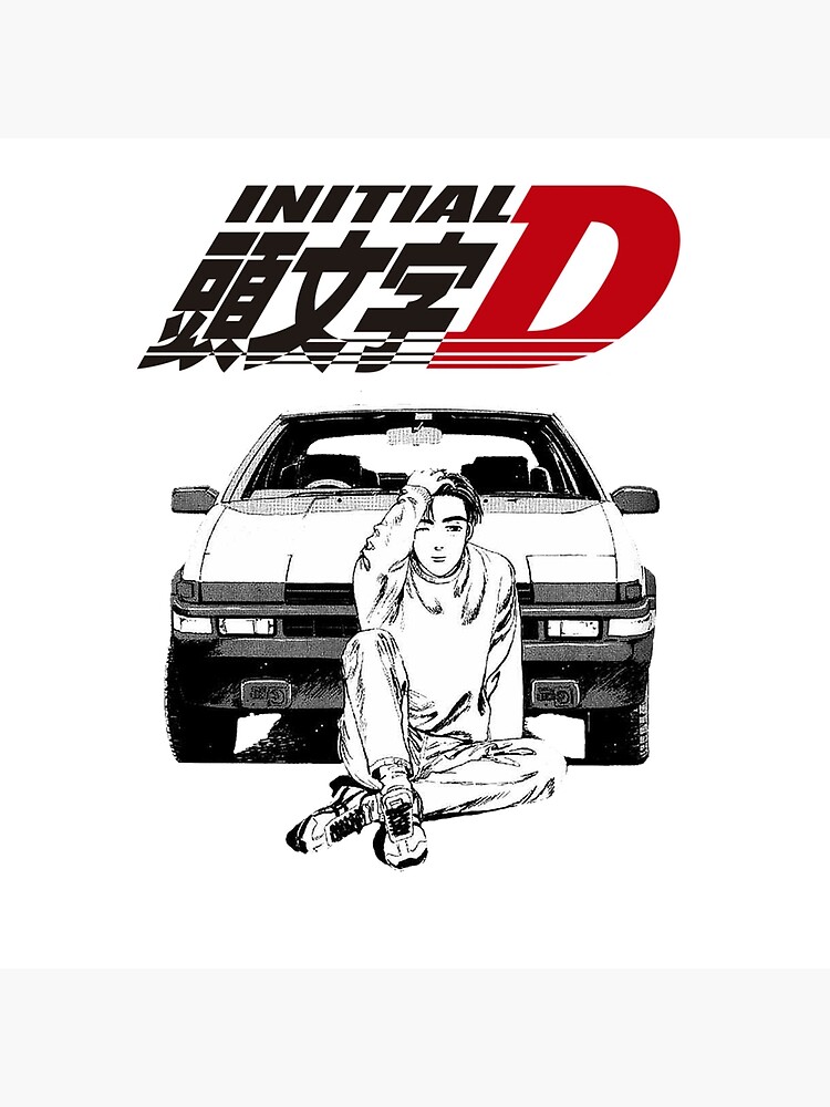 New Collection Initial D Takumi Fujiwara Retro Shower Curtain - Image 2