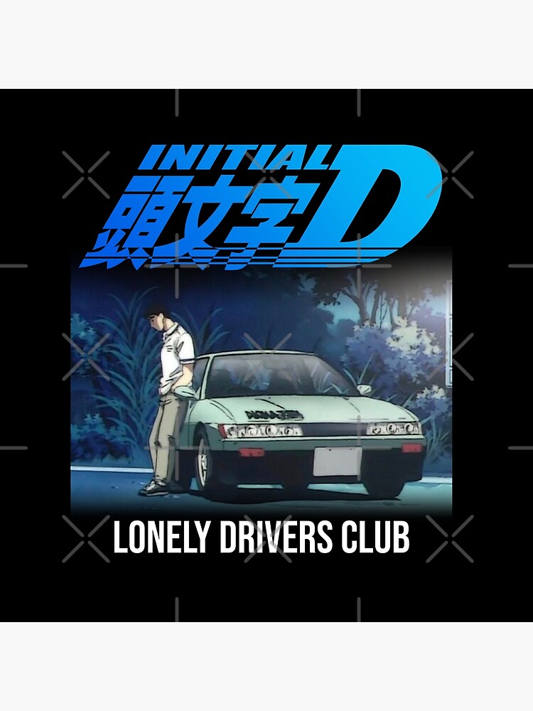 Initial D Lonely Drivers Club Shower Curtain - Image 2