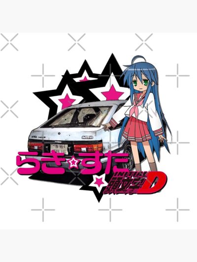 Alternative view of Lucky Star Konata Intitial D Shower Curtain
