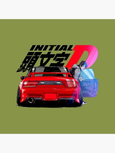 Alternative view of Hot Anime Initial D Vintage Design Shower Curtain