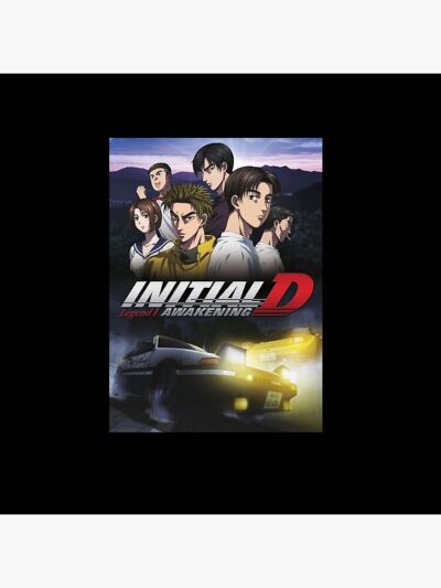 Alternative view of Anime Initial D Characters Cute Tapestry