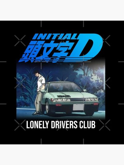 Alternative view of Initial D Lonely Drivers Club Tapestry