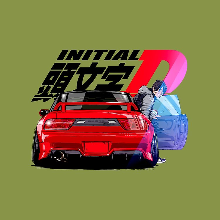 Hot Anime Initial D Vintage Design Tote Bag - Image 2