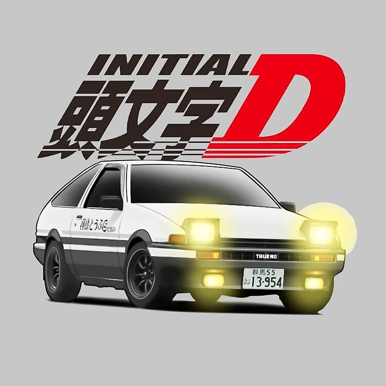 Hot Anime Initial D Graphics Tote Bag - Image 2
