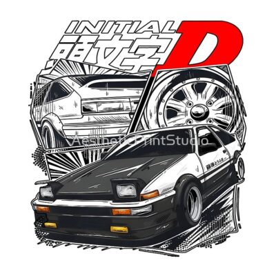Alternative view of Best Selling Tokyo Car Initial D Classic Tote Bag