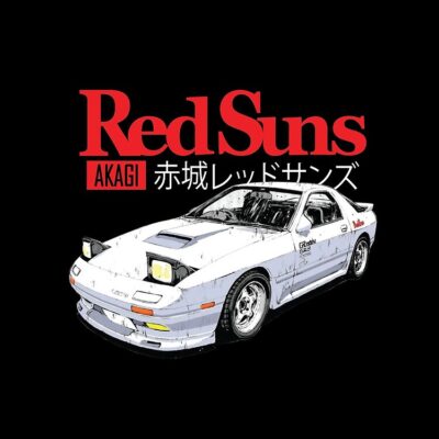 Alternative view of Akagi Redsuns Ryosuke Takahashi Initial D Tote Bag