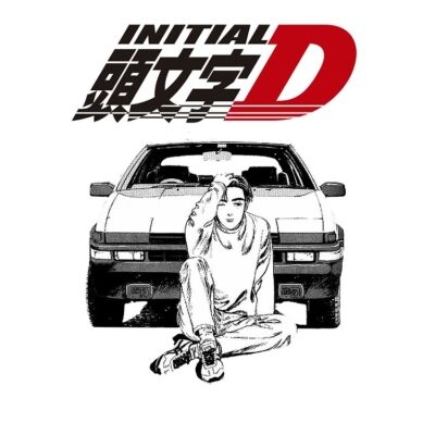 Alternative view of New Collection Initial D Takumi Fujiwara Retro Tote Bag