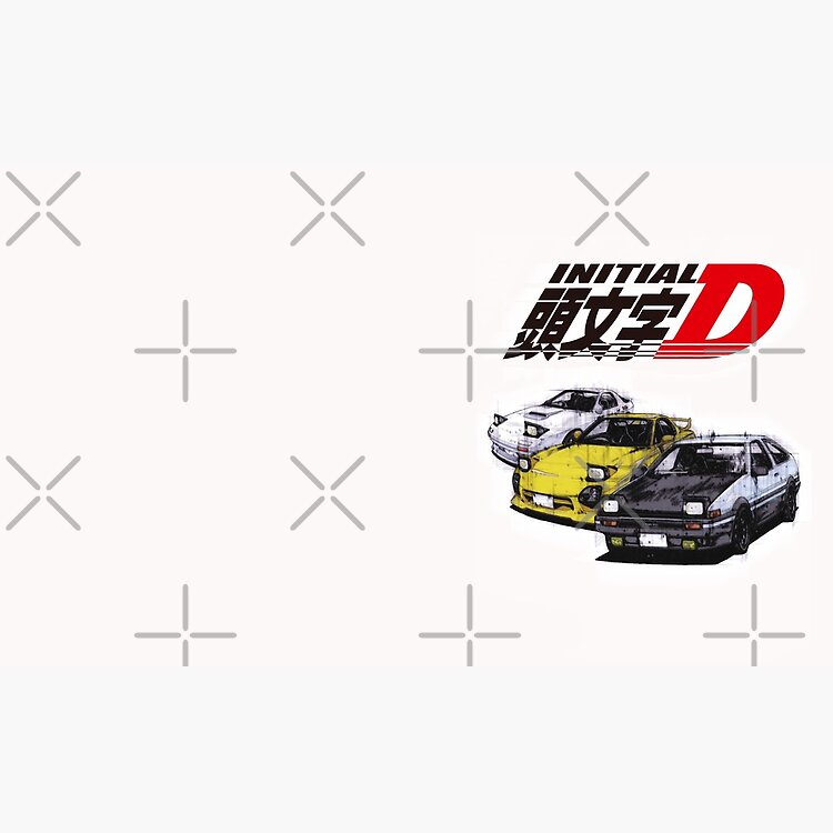 Initial D Ae86 And Rx7 Sketch Mug - Image 3
