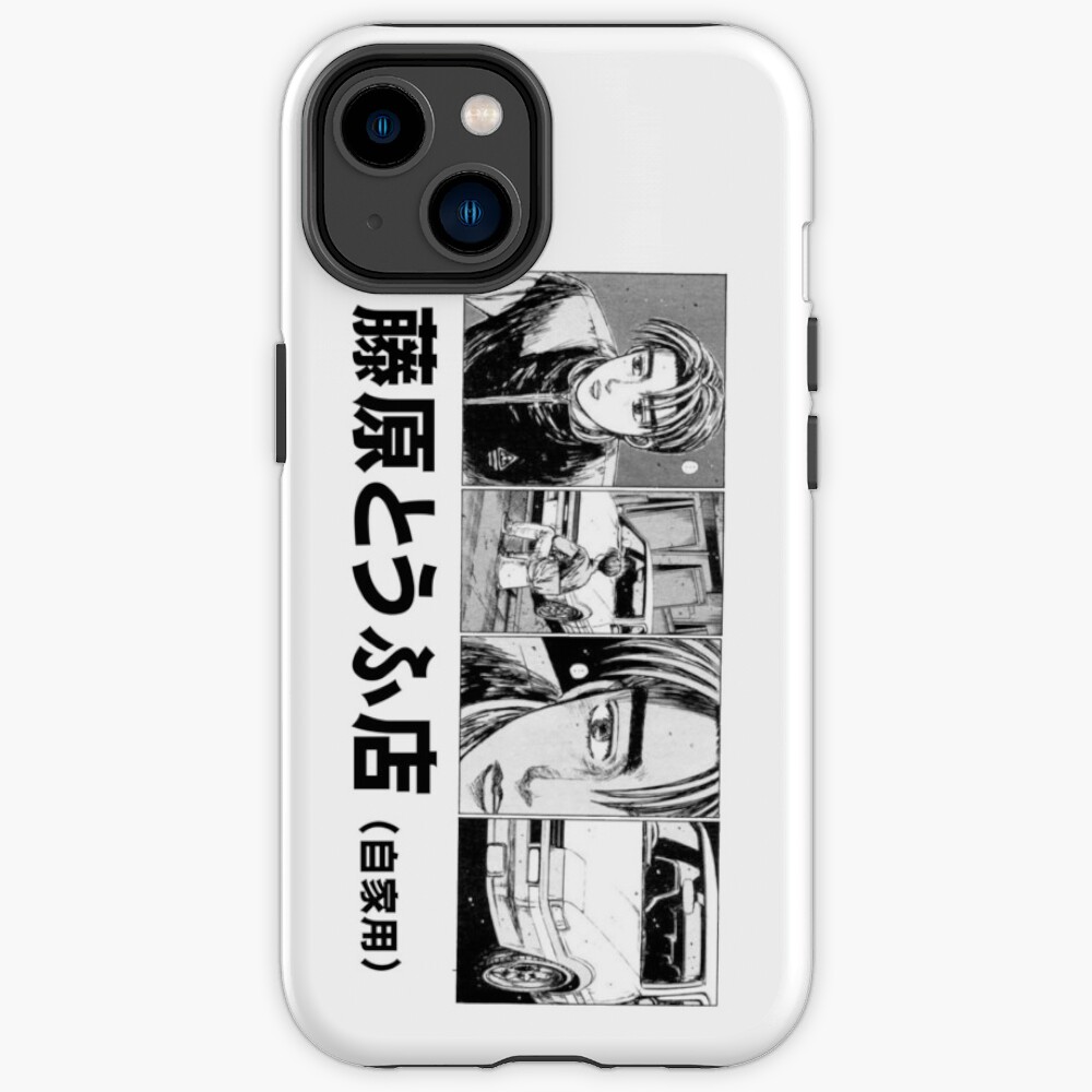 Initial D Manga Takumi Fujiwara And Panda Ae86 Iphone Case