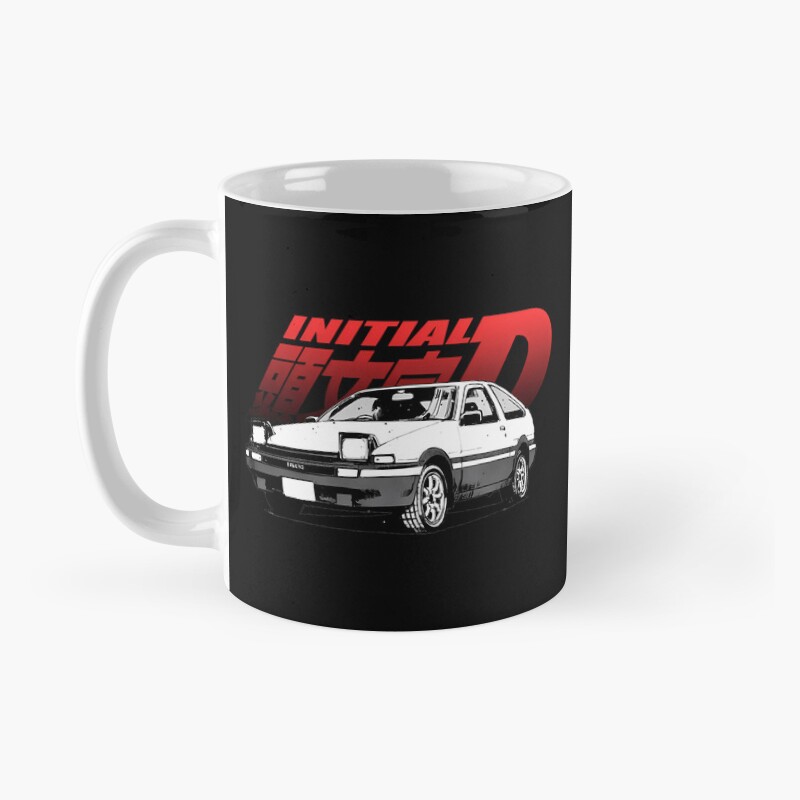 Initial D Manga Ae86 Mountain Drift Racing Mug - Image 2