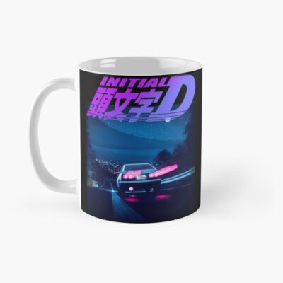 Alternative view of Initial D Neon Ae86 Vintage Design  Mug