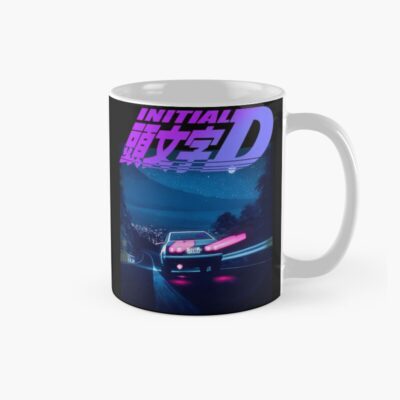 Initial D Neon Ae86 Vintage Design Mug