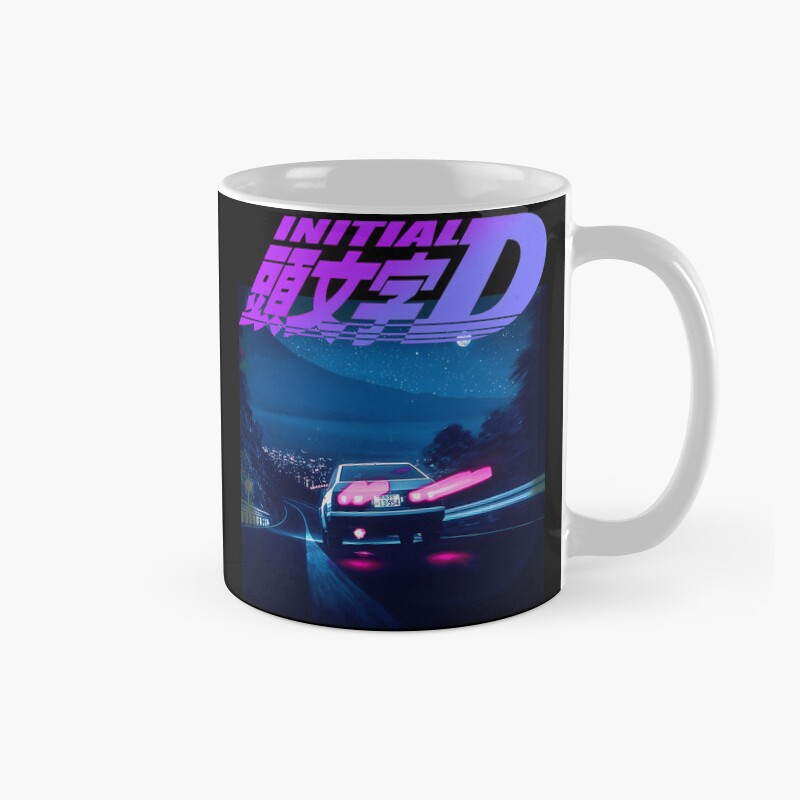 Initial D Neon Ae86 Vintage Design Mug