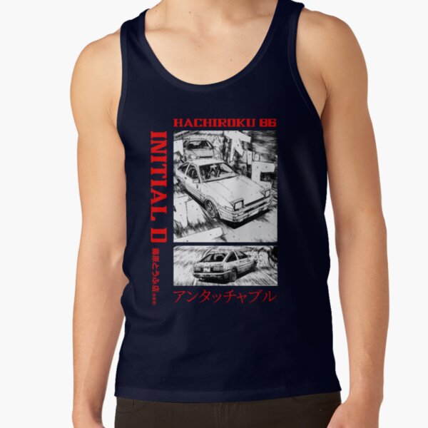 Best Design Initial D Hachiroku 86 Tank Top - Image 5