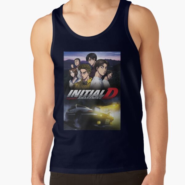 Hot Anime Initial D Characters Cute Tank Top - Image 5