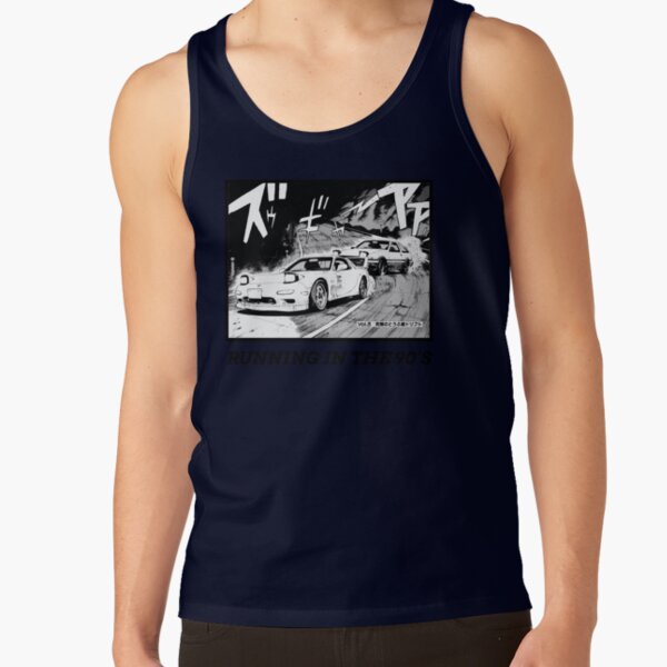 Initial D Running In The 90 S Ae86 Vs Rx7 Tank Top - Image 5