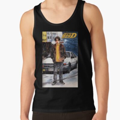Initial D Manga Takumi Fujiwara Snow Tank Top