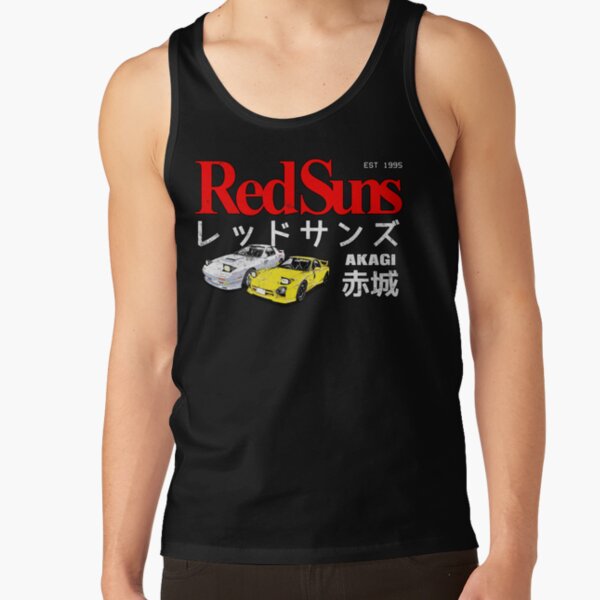 Initial D Akagi Redsuns Classic Tank Top