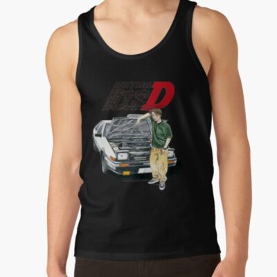 Alternative view of Anime Initial D Takumi Fujiwara Vintage Design Tank Top
