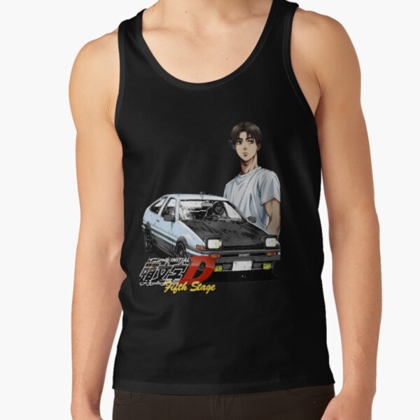 New Design Takumi Initial D Wonderfull Tank Top - Image 2