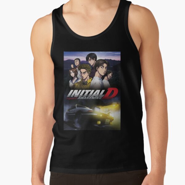 Hot Anime Initial D Characters Cute Tank Top - Image 2