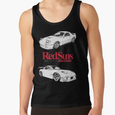 Initial D Akagi Redsuns Bassic Design Tank Top