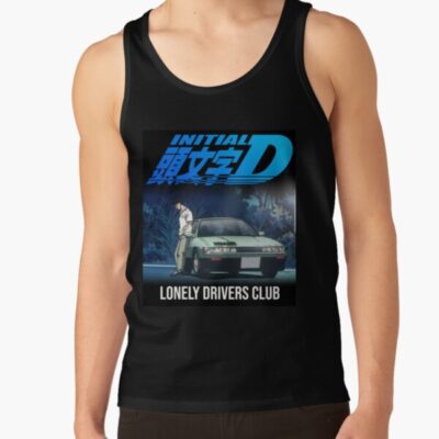 Alternative view of Initial D Lonely Drivers Club Tank Top