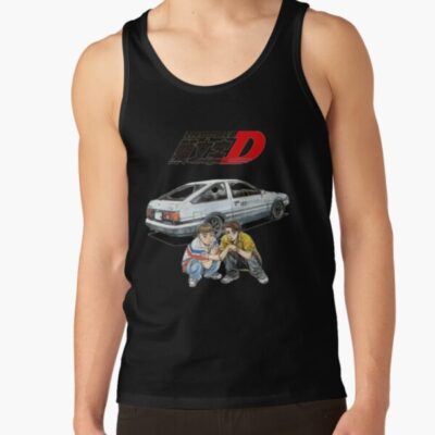 Alternative view of New Design Initial D Takumi And Itsuki Tank Top