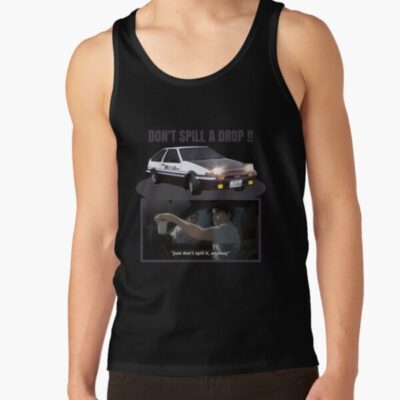 Alternative view of Anime Initial D Takumi Fujiwara Retro Tank Top