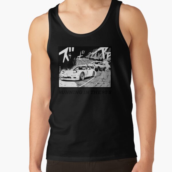 Initial D Running In The 90 S Ae86 Vs Rx7 Tank Top - Image 2