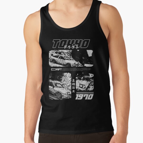 New Design Initial D Retro Tank Top