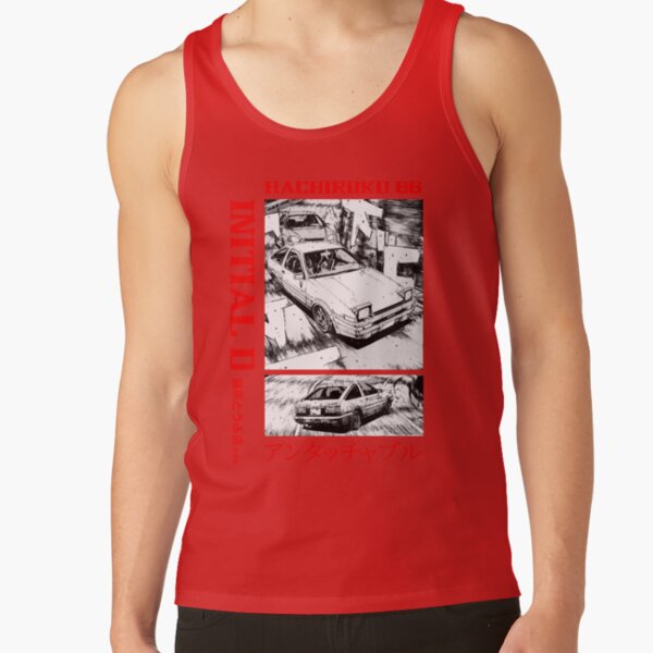 Best Design Initial D Hachiroku 86 Tank Top - Image 4