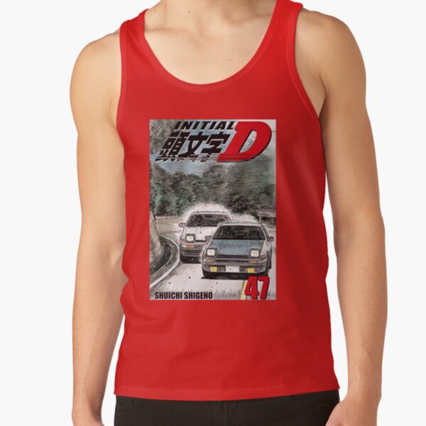 New Collection Initial D Vintage Design Tank Top - Image 4