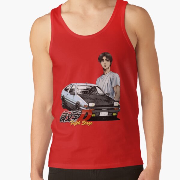 New Design Takumi Initial D Wonderfull Tank Top - Image 4