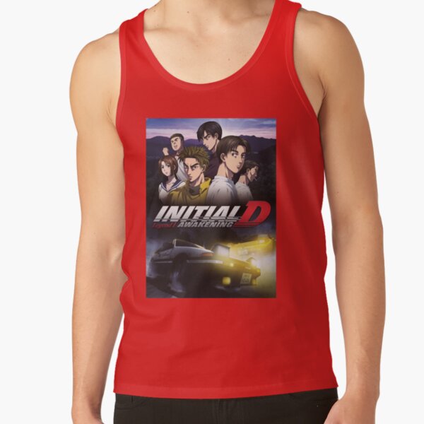 Hot Anime Initial D Characters Cute Tank Top - Image 4