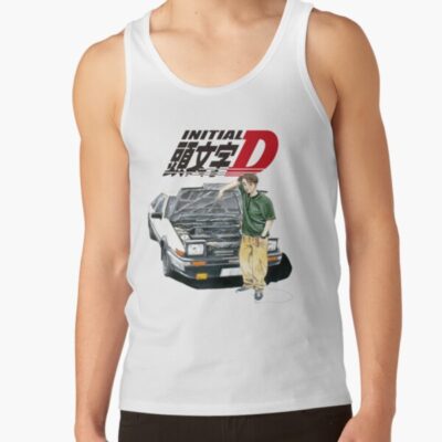 Anime Initial D Takumi Fujiwara Vintage Design Tank Top