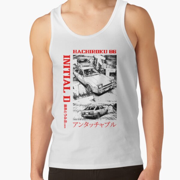 Best Design Initial D Hachiroku 86 Tank Top - Image 2