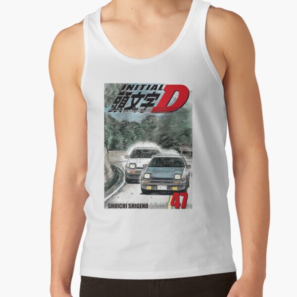 New Collection Initial D Vintage Design Tank Top - Image 2