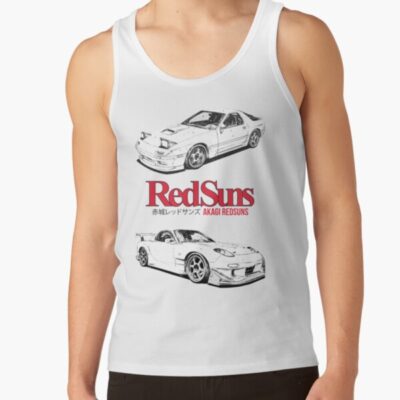 Alternative view of Initial D Akagi Redsuns Bassic Design Tank Top