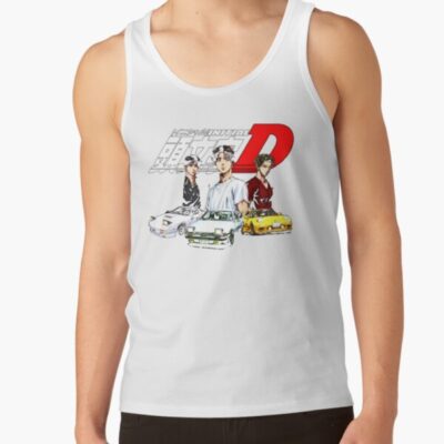 Alternative view of Initial D Main Characters Funny Tank Top