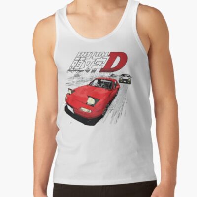 Initial D Mountain Drift Racing Takumi Fujiwara Tank Top