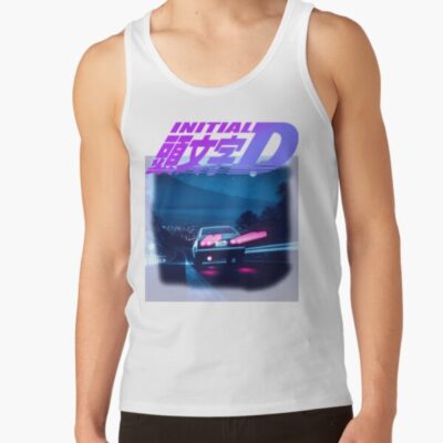 Alternative view of Hot Collection Initial D Neon Ae86 Retro Tank Top