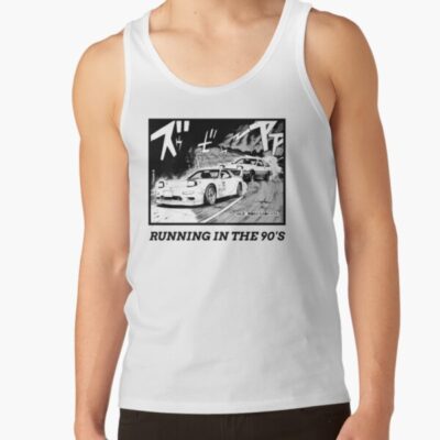 Initial D Running In The 90 S Ae86 Vs Rx7 Tank Top