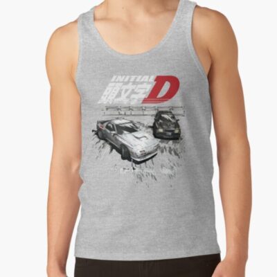 Initial D Mountain Drift Racing Tandem Evo Iii Vs Fc Rx 7 Tank Top