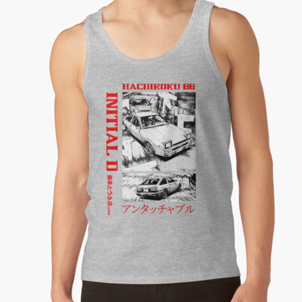 Best Design Initial D Hachiroku 86 Tank Top - Image 3