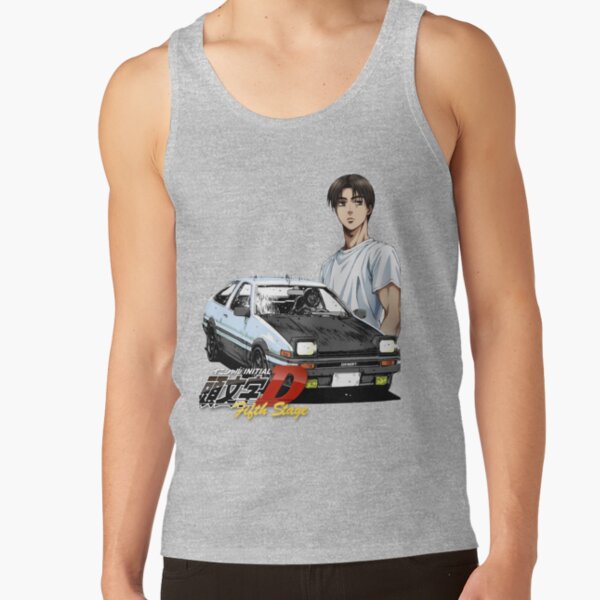 New Design Takumi Initial D Wonderfull Tank Top - Image 3