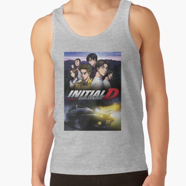 Hot Anime Initial D Characters Cute Tank Top - Image 3